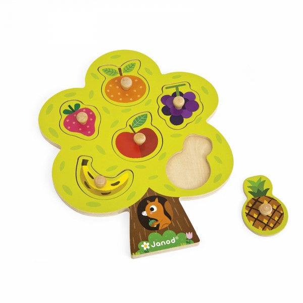 Fruit Tree Peg Puzzle by Janod