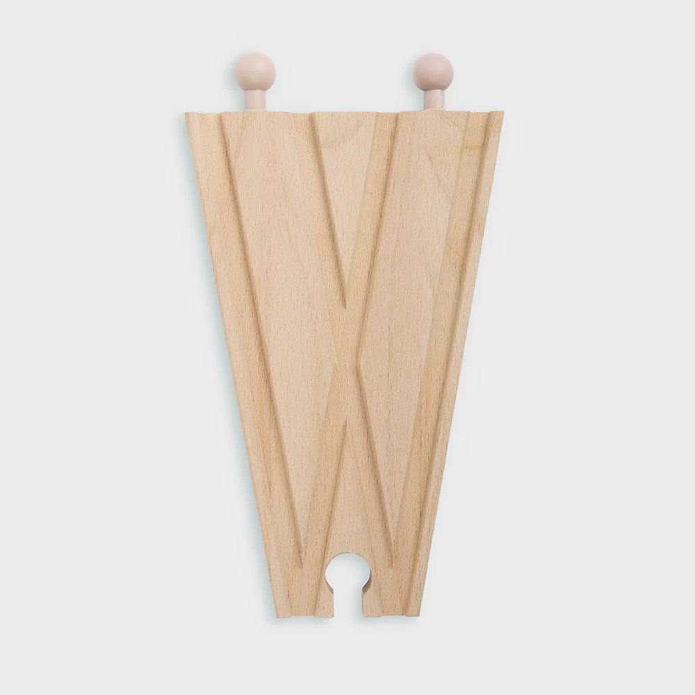 Big Jigs Wooden Train Set Accessories – Track Splitter (Pack of 2)